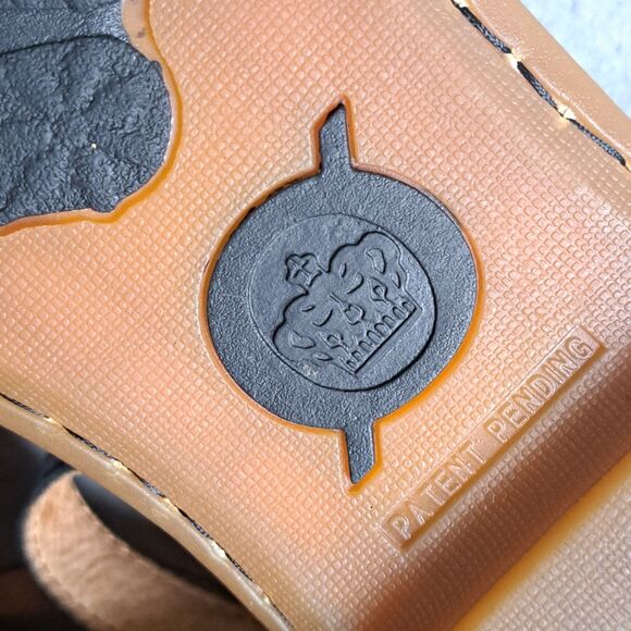 Born Janya Sandals Women's 8 Black Leather Comfort Ankle Buckle Strap Mary Jane - Picture 10 of 11